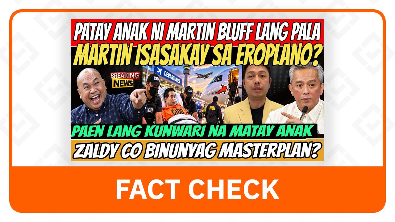 FACT CHECK: Romualdez still detained, no evidence of planned escape abroad