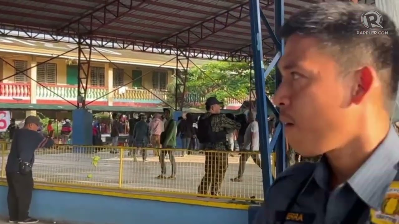 Shots fired inside BARMM polling center in Cotabato City