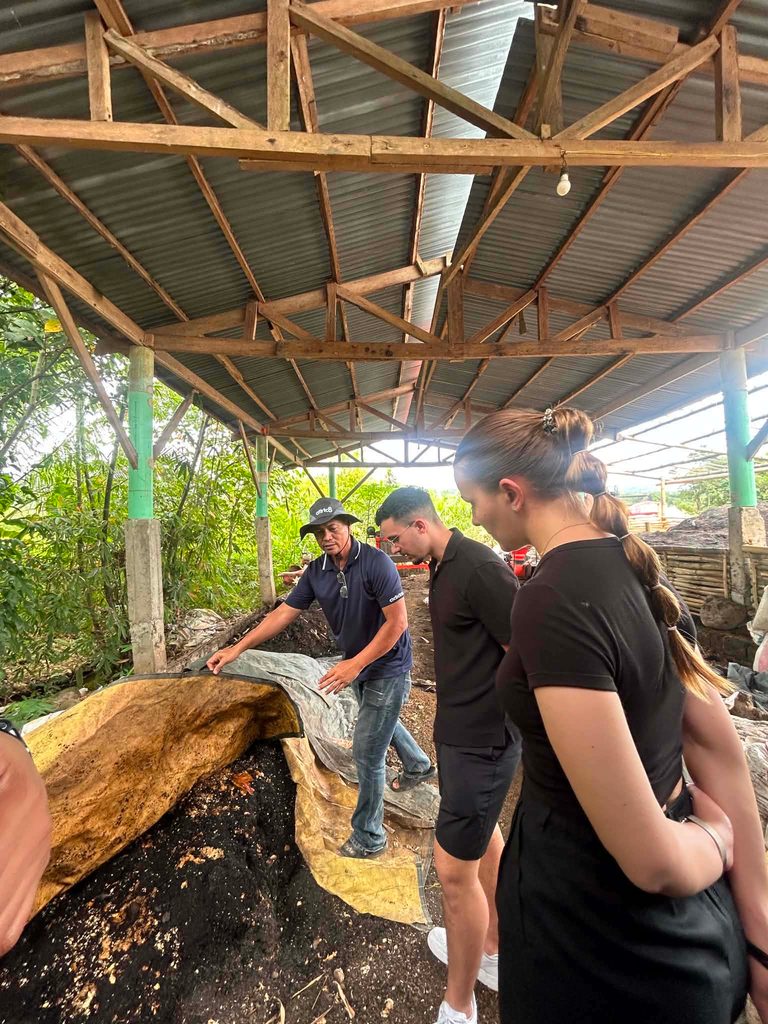 Moroccans visit ube farm, Leyte, Philippines