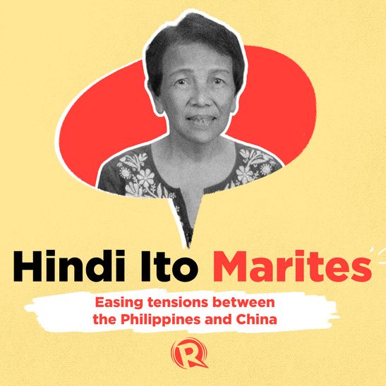 Hindi Ito Marites: Easing tensions between the Philippines and China
