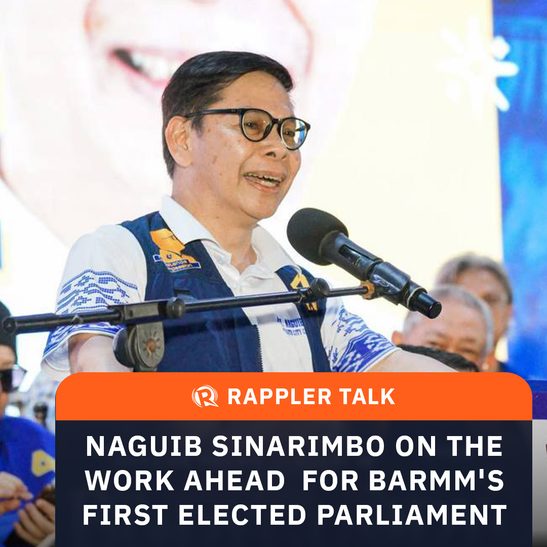 Rappler Talk: Naguib Sinarimbo on the work ahead for BARMM’s first elected parliament