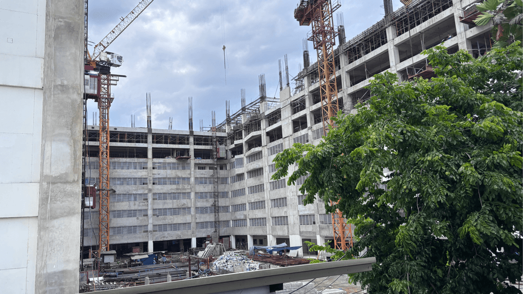 Construction, Scaffolding, Construction Crane