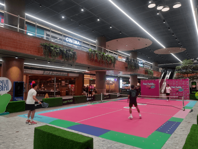 Indoor pickleball court, SM East Ortigas