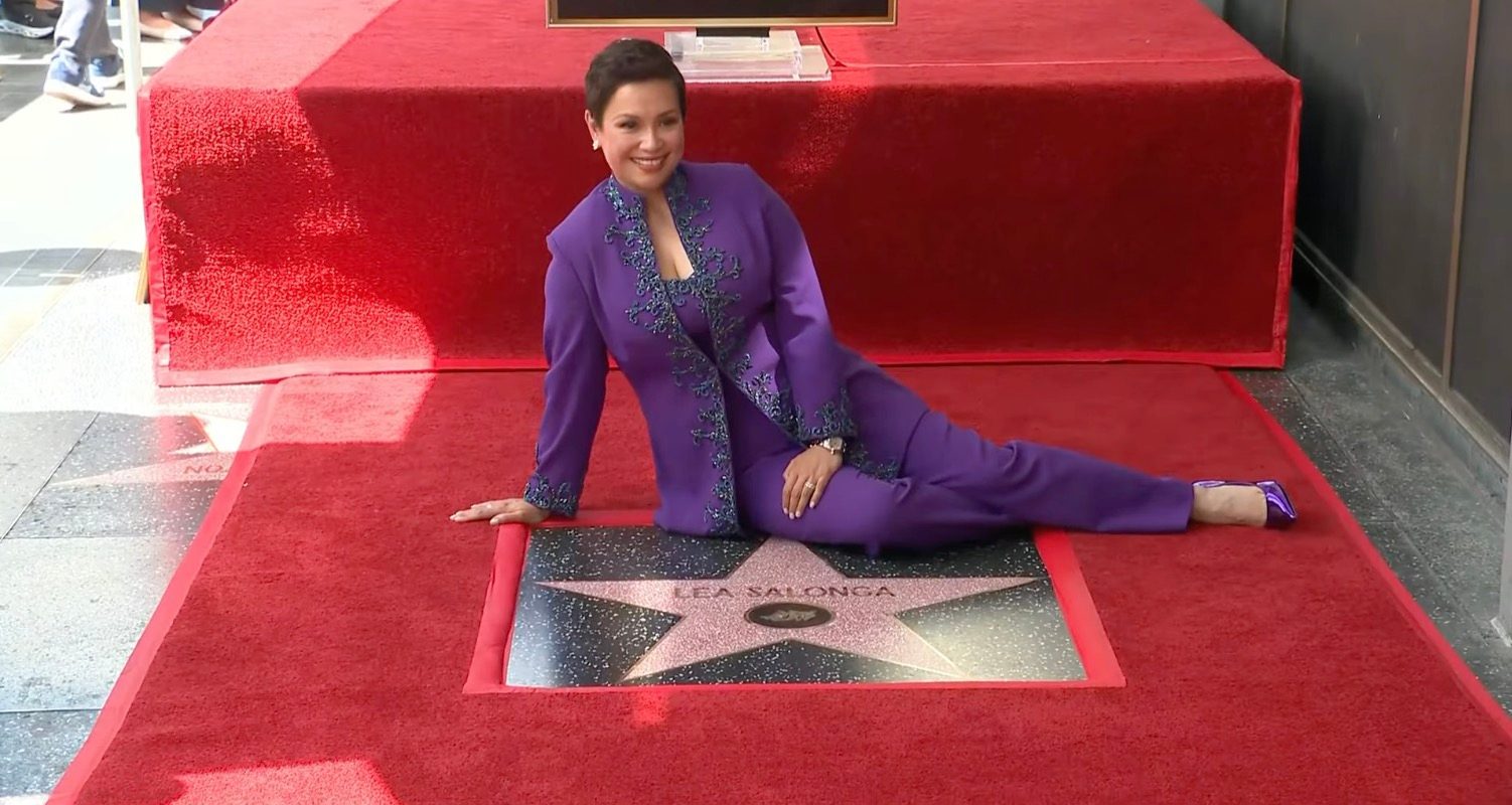 Lea Salonga dedicates her Hollywood Walk of Fame star to the village that shaped her