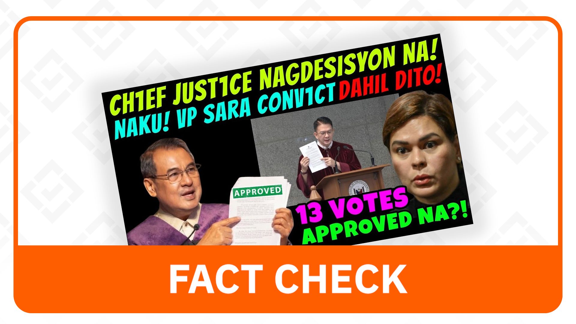 FACT CHECK: Chief Justice Gesmundo did not approve 13-vote threshold for VP Sara’s conviction - Rappler