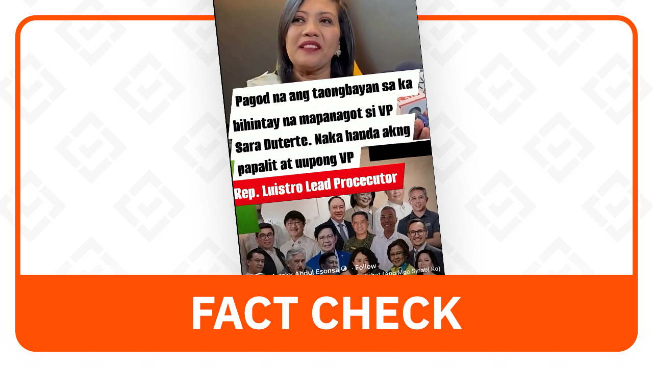 FACT CHECK: Gerville Luistro did not say she’s ready to replace Sara Duterte as VP