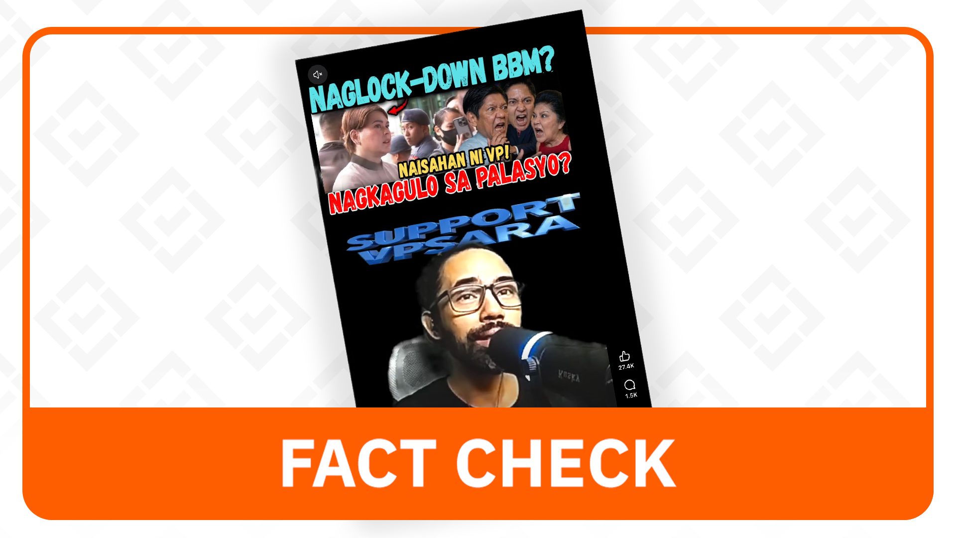 FACT CHECK: No lockdown in Malacañang after court ordered VP Sara’s arrest