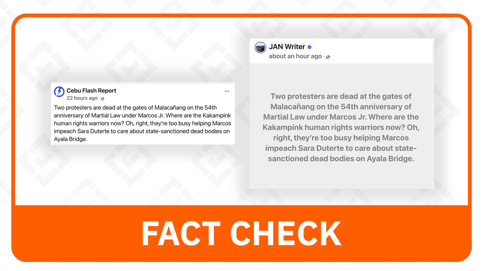 FACT CHECK: No reported deaths during September 21 Martial Law anniversary protests
