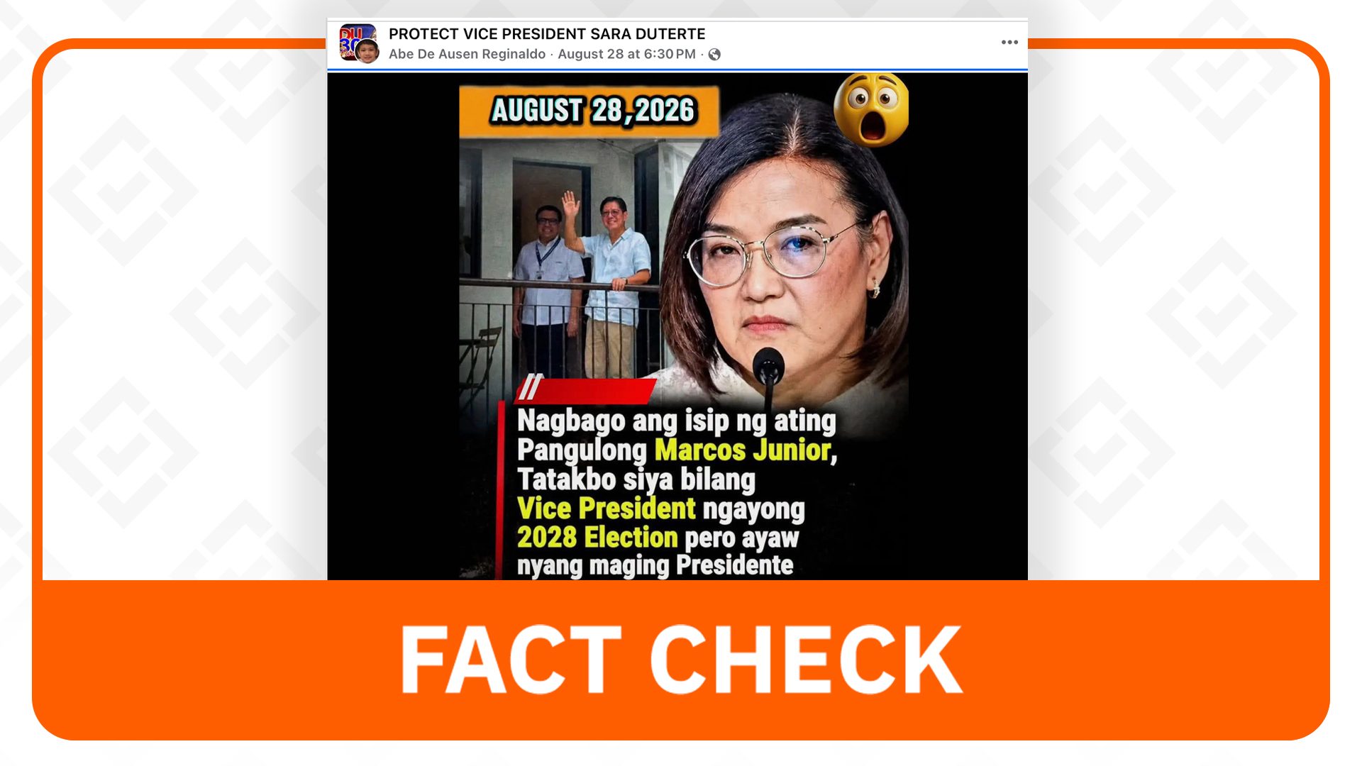 FACT CHECK: Claire Castro quote on Marcos’ plans to run for VP is fake