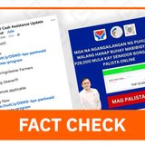 FACT CHECK: Post offering cash, livelihood aid under Bong Go’s name is fake