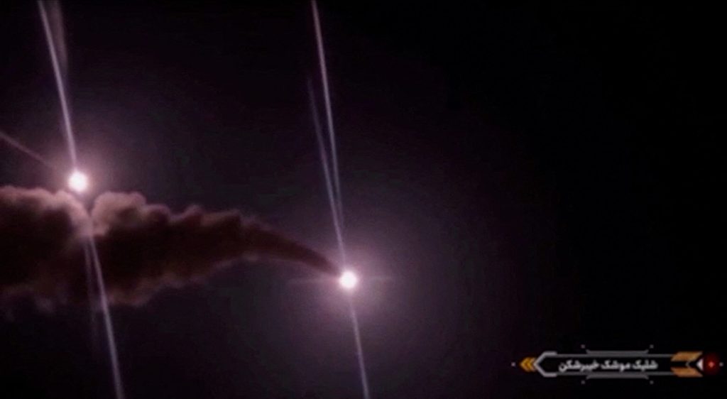 Iran releases footage purporting to show missiles launched at US military targets in Jordan