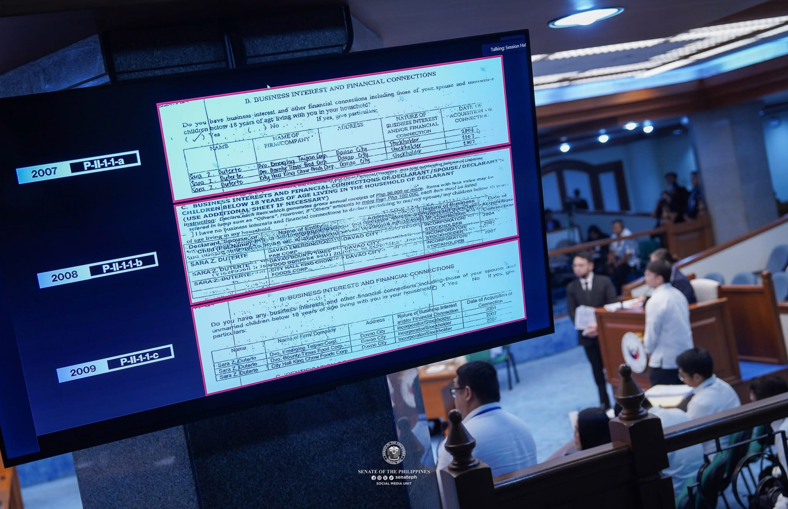 Sara Duterte trial: She declared businesses over the years, but not value of stocks - Rappler