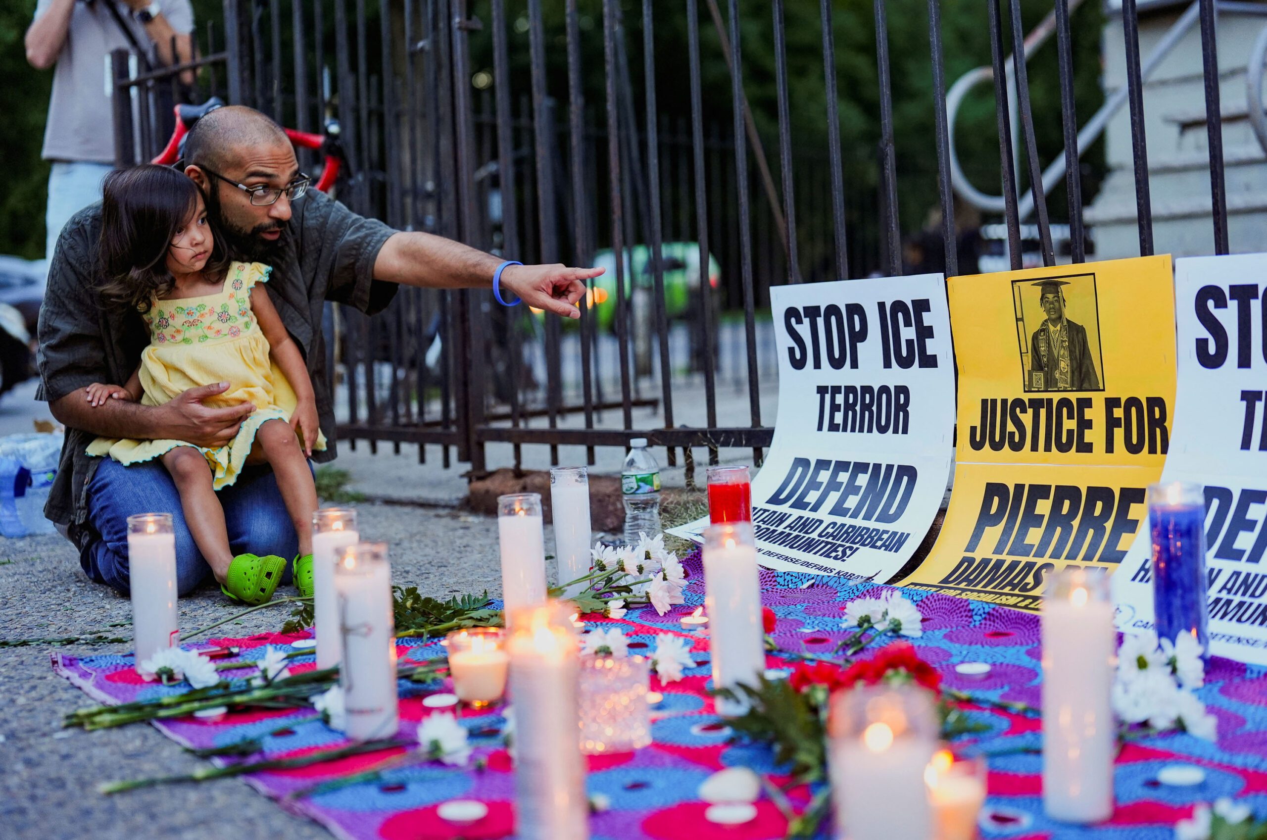 Vigil held in New York for Haitian immigrant after TPS termination