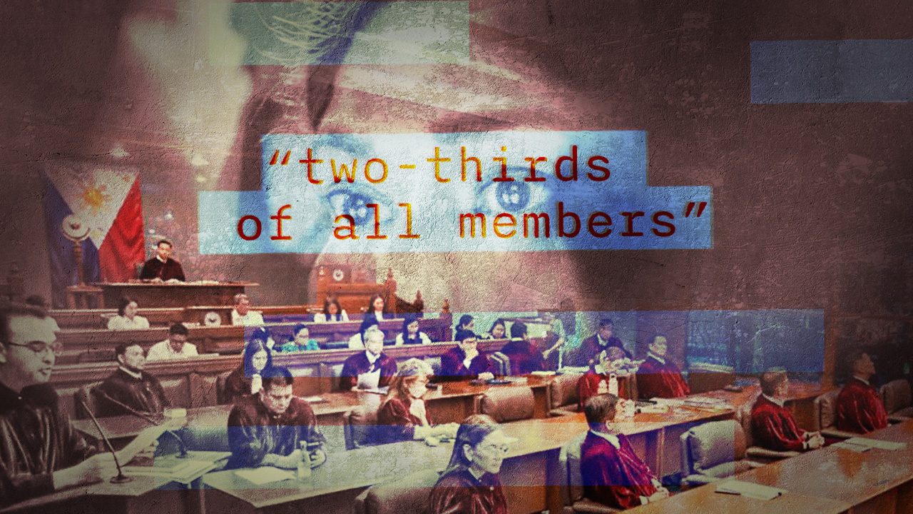 [OPINION] What does ‘two-thirds of all members’ mean? What a difference a word makes!