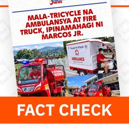 FACT CHECK: Viral photos of fire, ambulance trikes are AI-generated