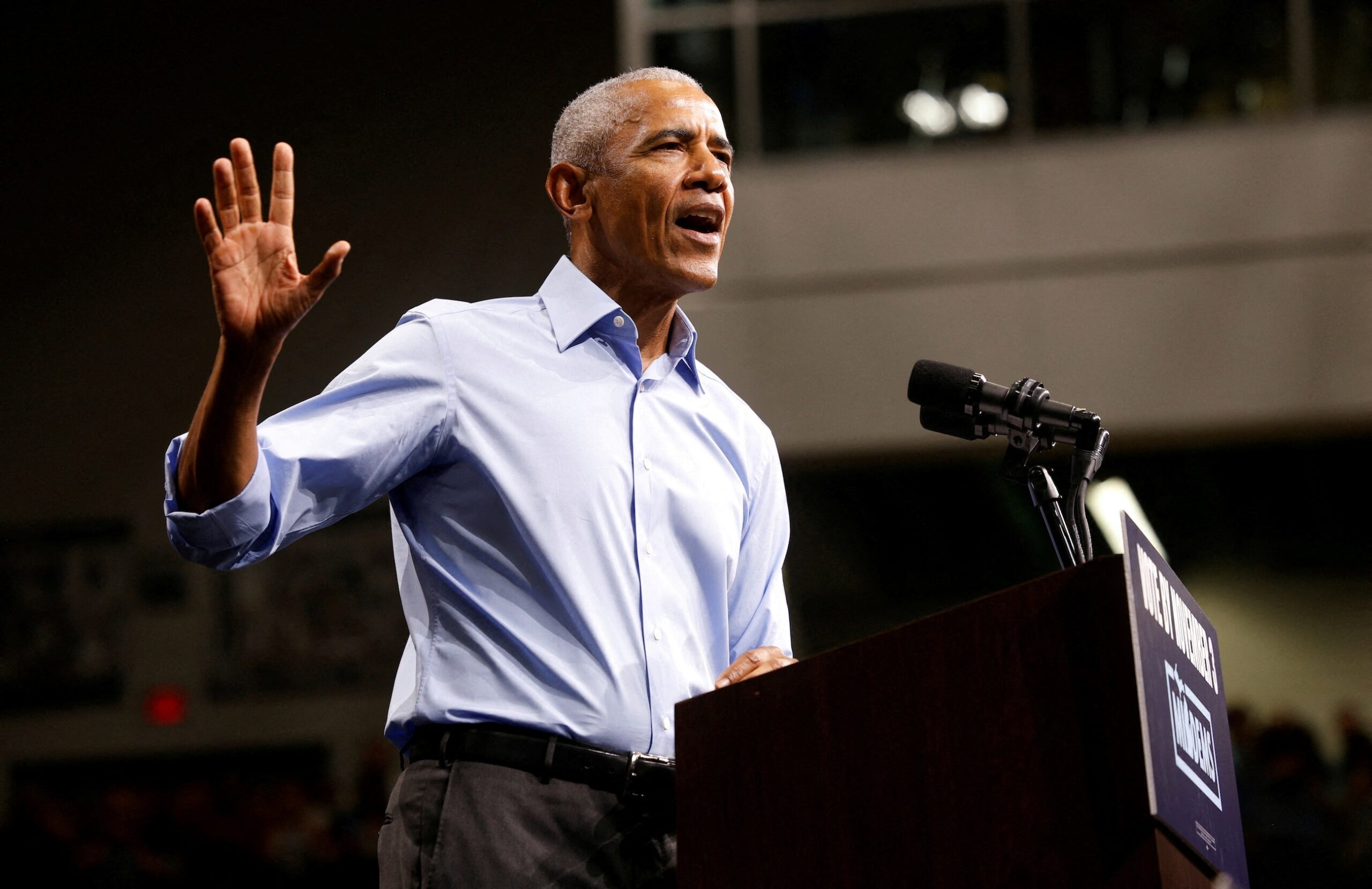 Obama unloads on Trump while stumping for Democrats ahead of midterms