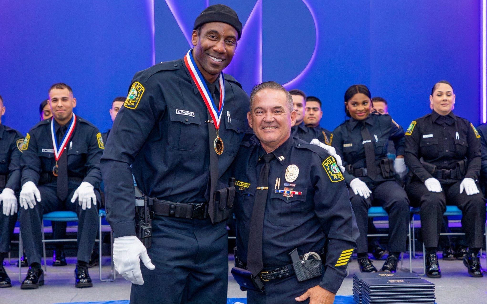 Amar’e Stoudemire goes from Miami Heat to Miami police officer