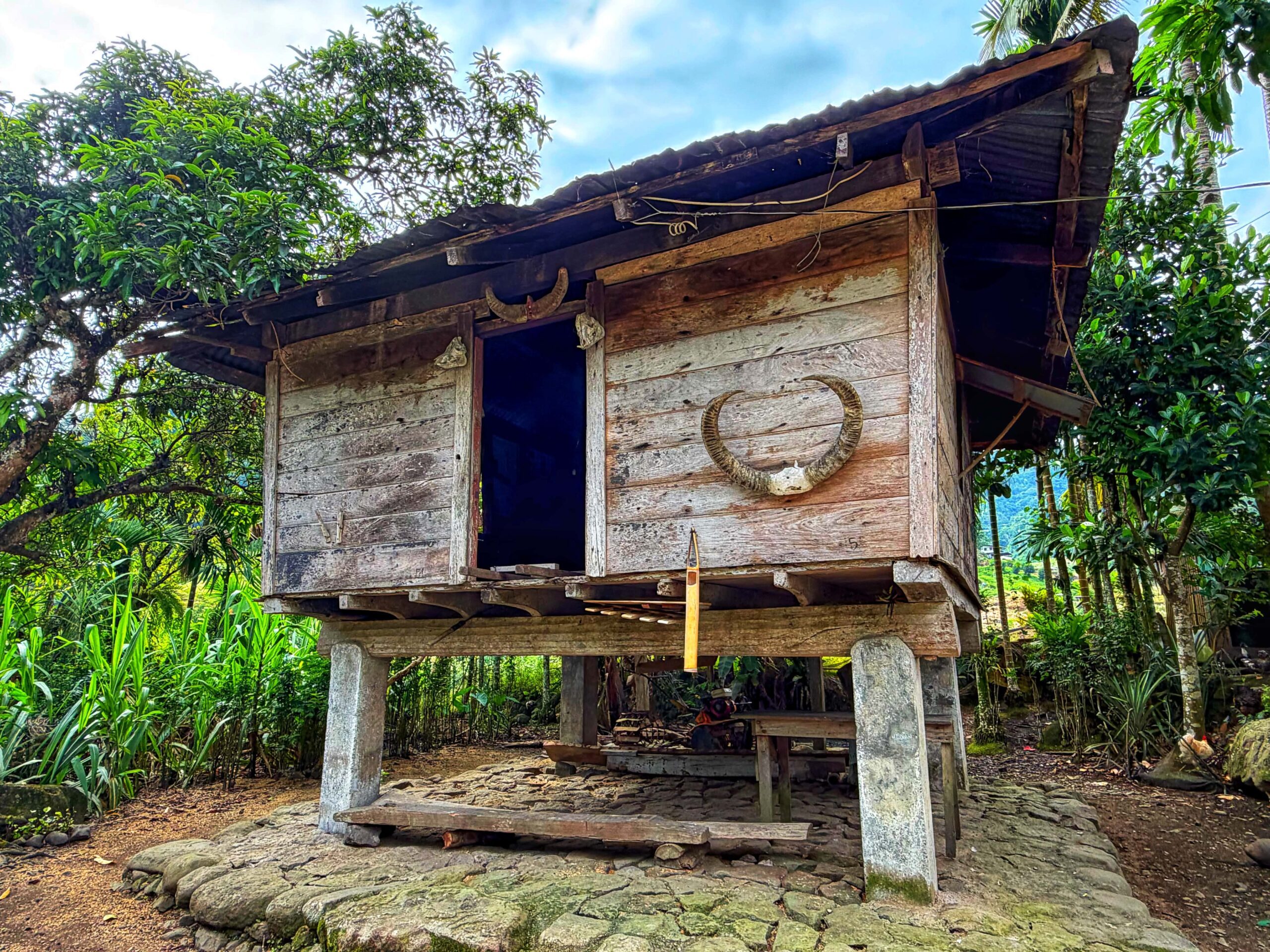 traditional Ifugao house in Nagacadan