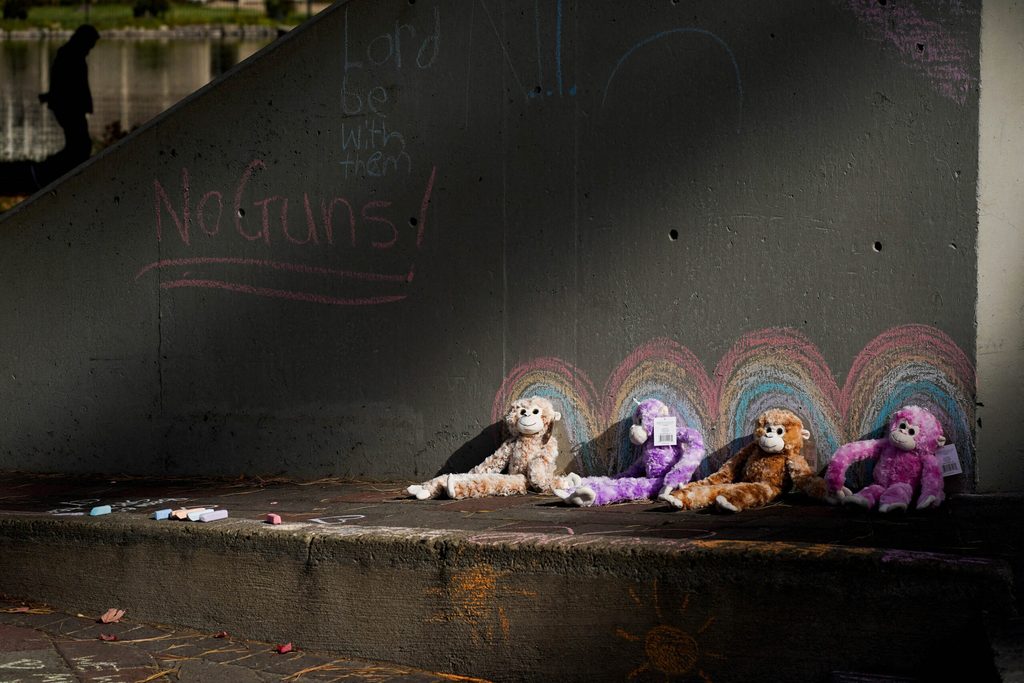 Aftermath of a shooting at Silver Rail Elementary School in Bend