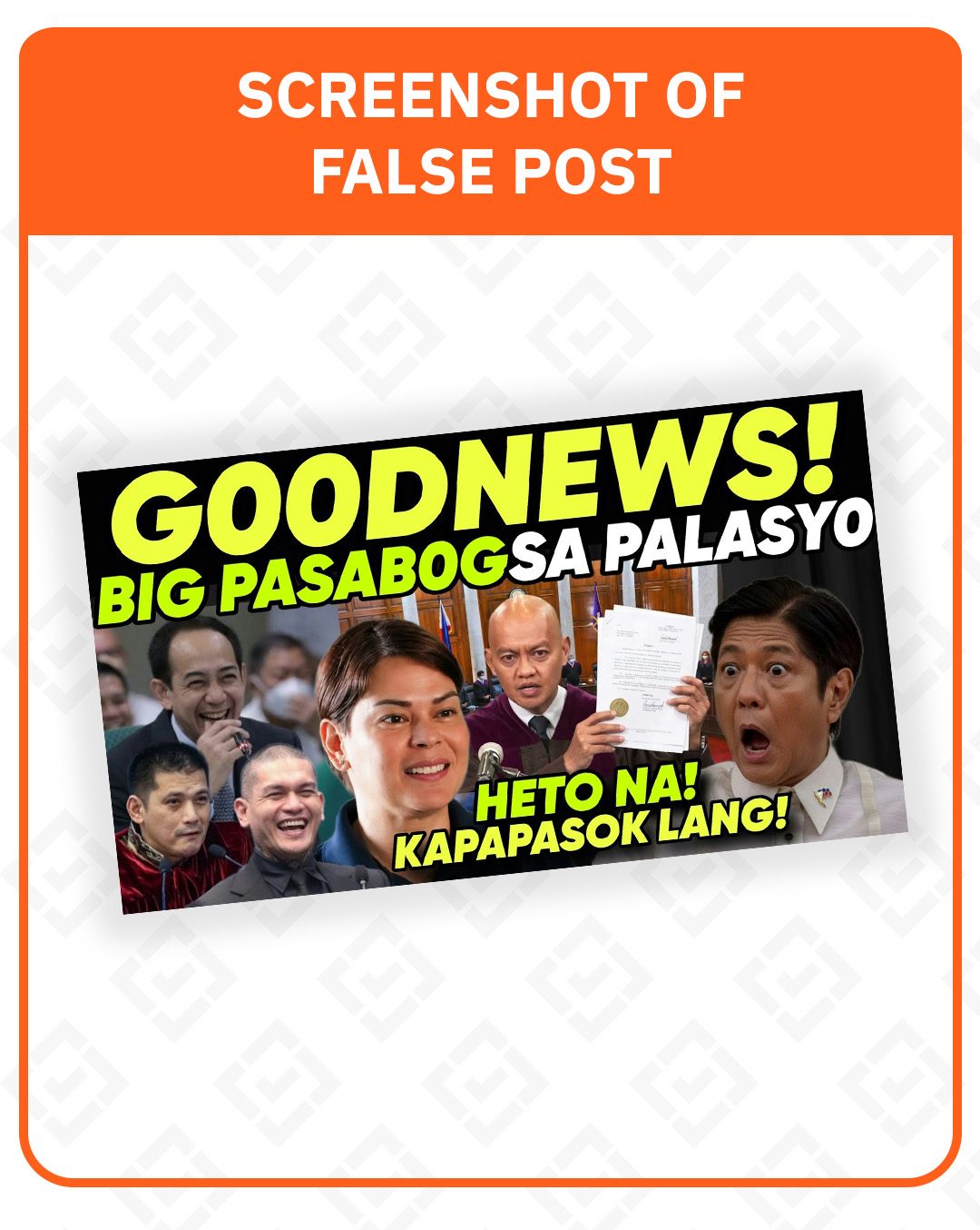 FACT CHECK: No reports of SC order ousting Marcos
