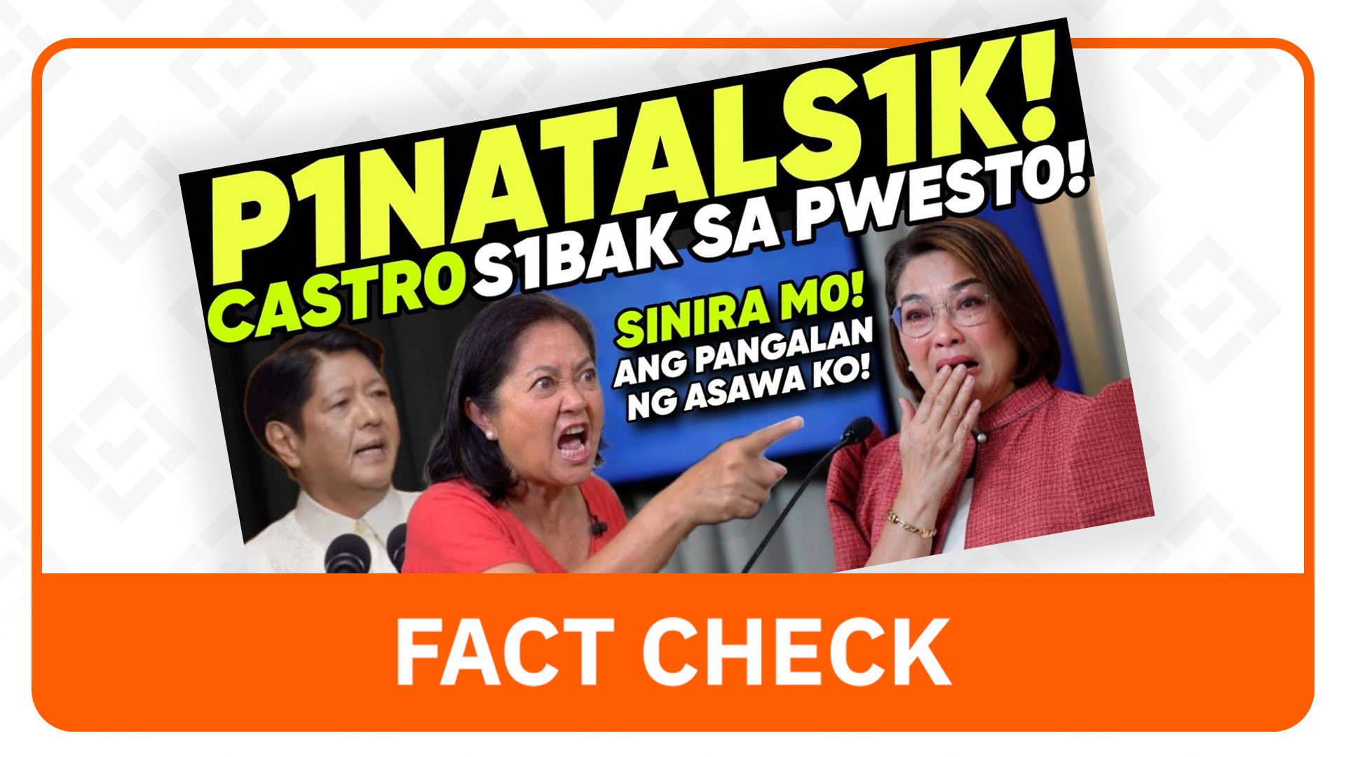 FACT CHECK: Claire Castro not removed from her post, remains Palace press officer
