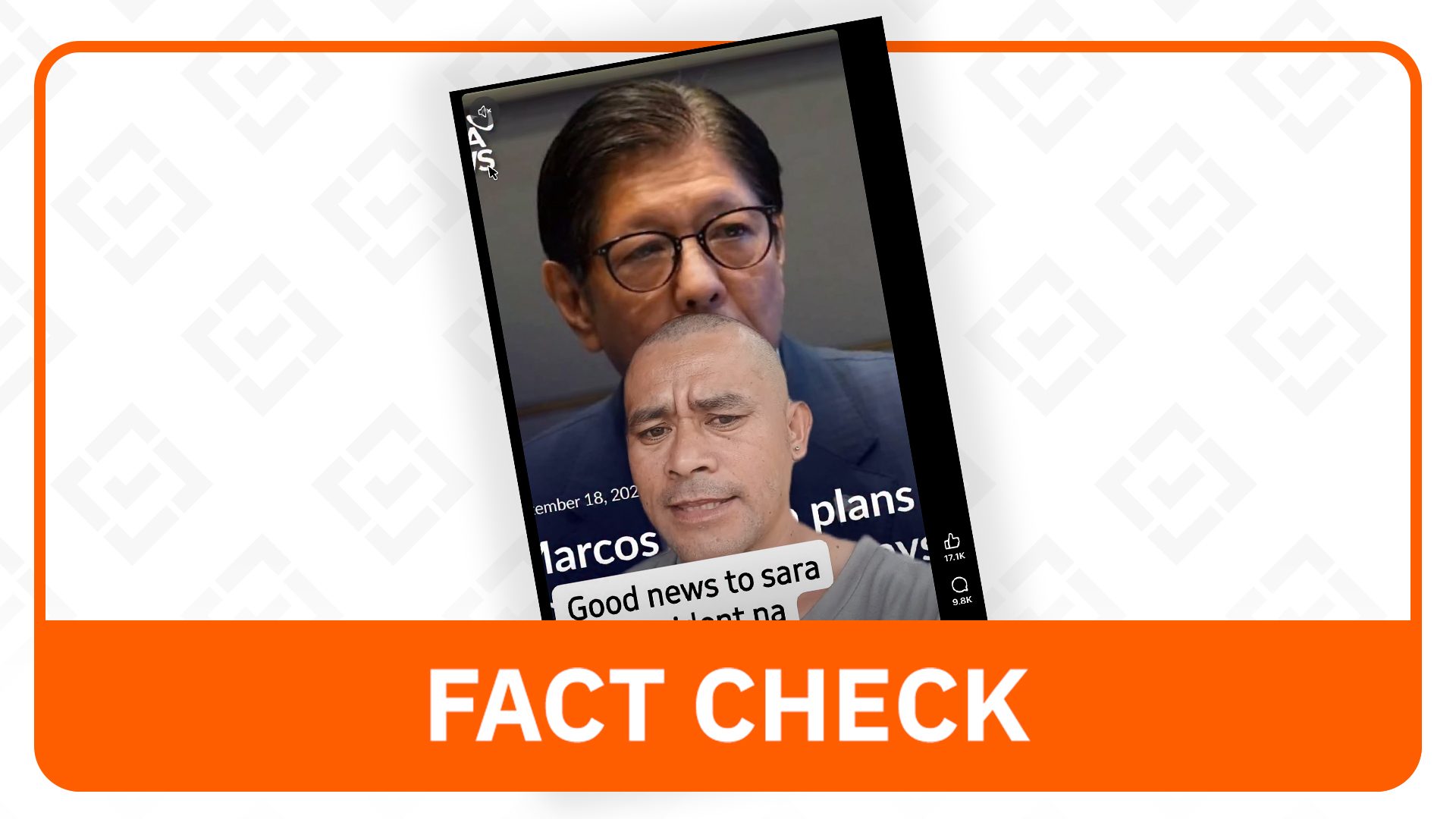 FACT CHECK: Contrary to claim, Marcos has no plans to resign