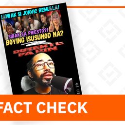 FACT CHECK: Jonvic Remulla remains DILG chief