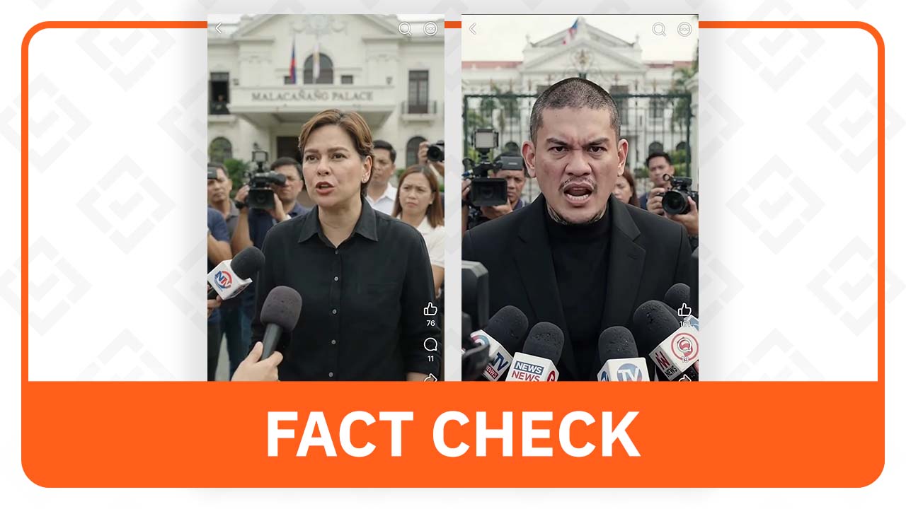FACT CHECK: Clips of Sara, Baste Duterte on impeachment trial dismissal are AI-generated