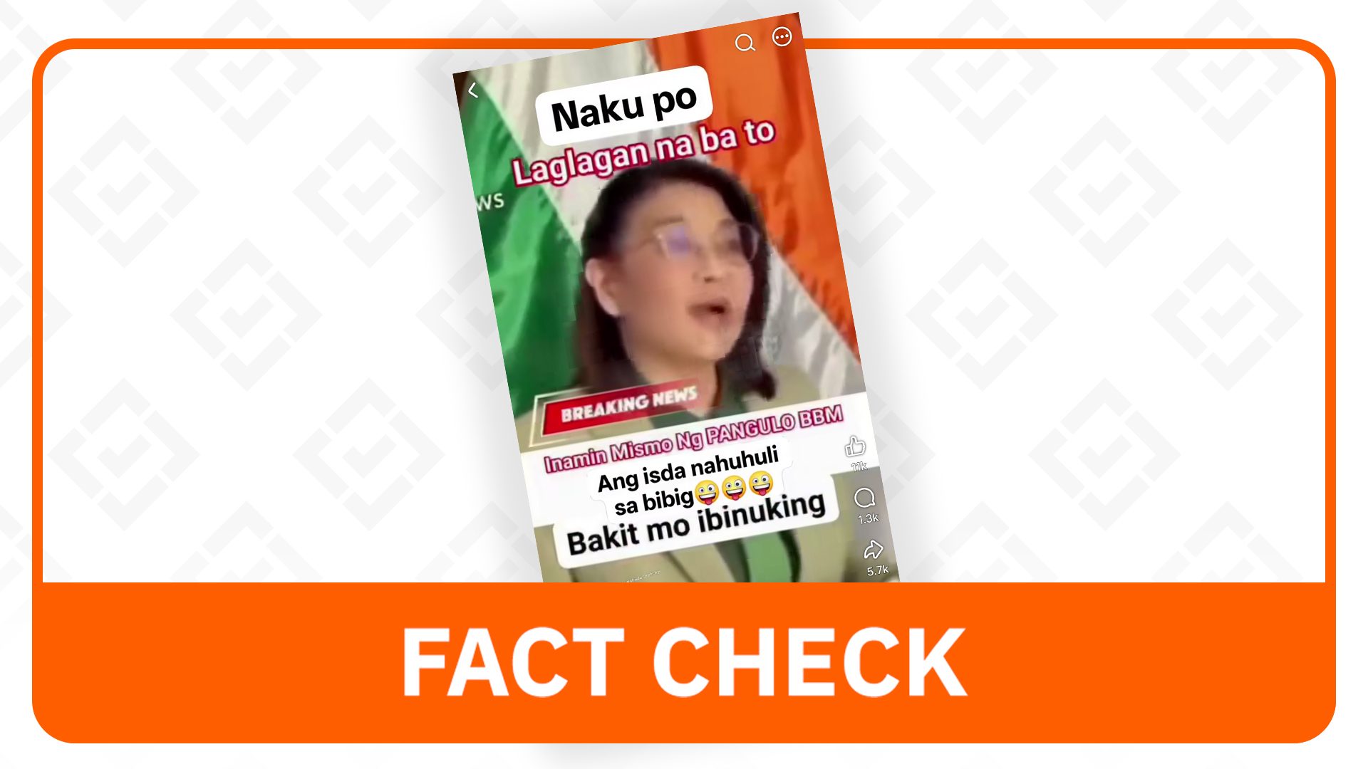 FACT CHECK: Castro spoke about Rodrigo Duterte, not Marcos, in spliced drug-use clip