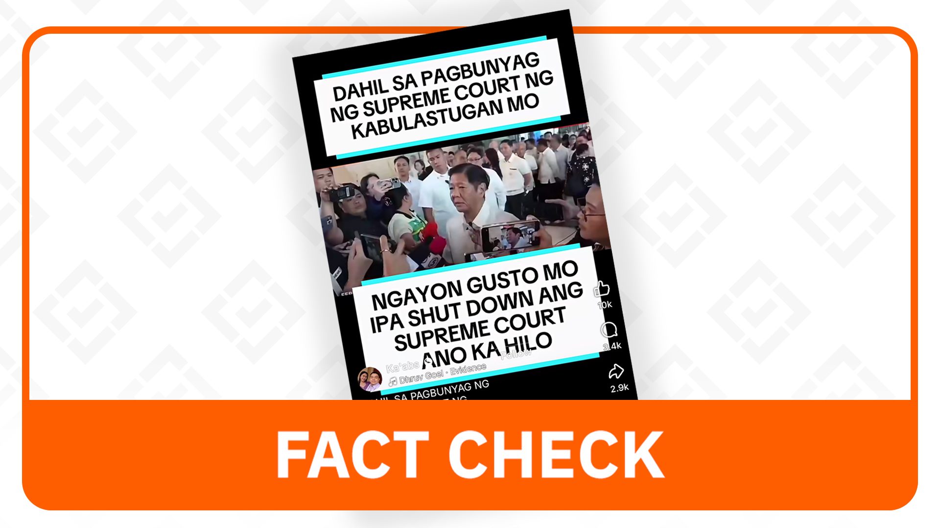 FACT CHECK: Marcos did not call for SC shutdown over budget ruling - Rappler