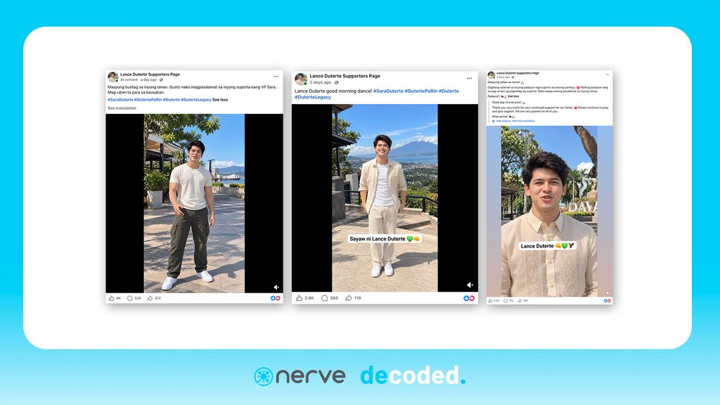 Lance Duterte, AI-generated videos