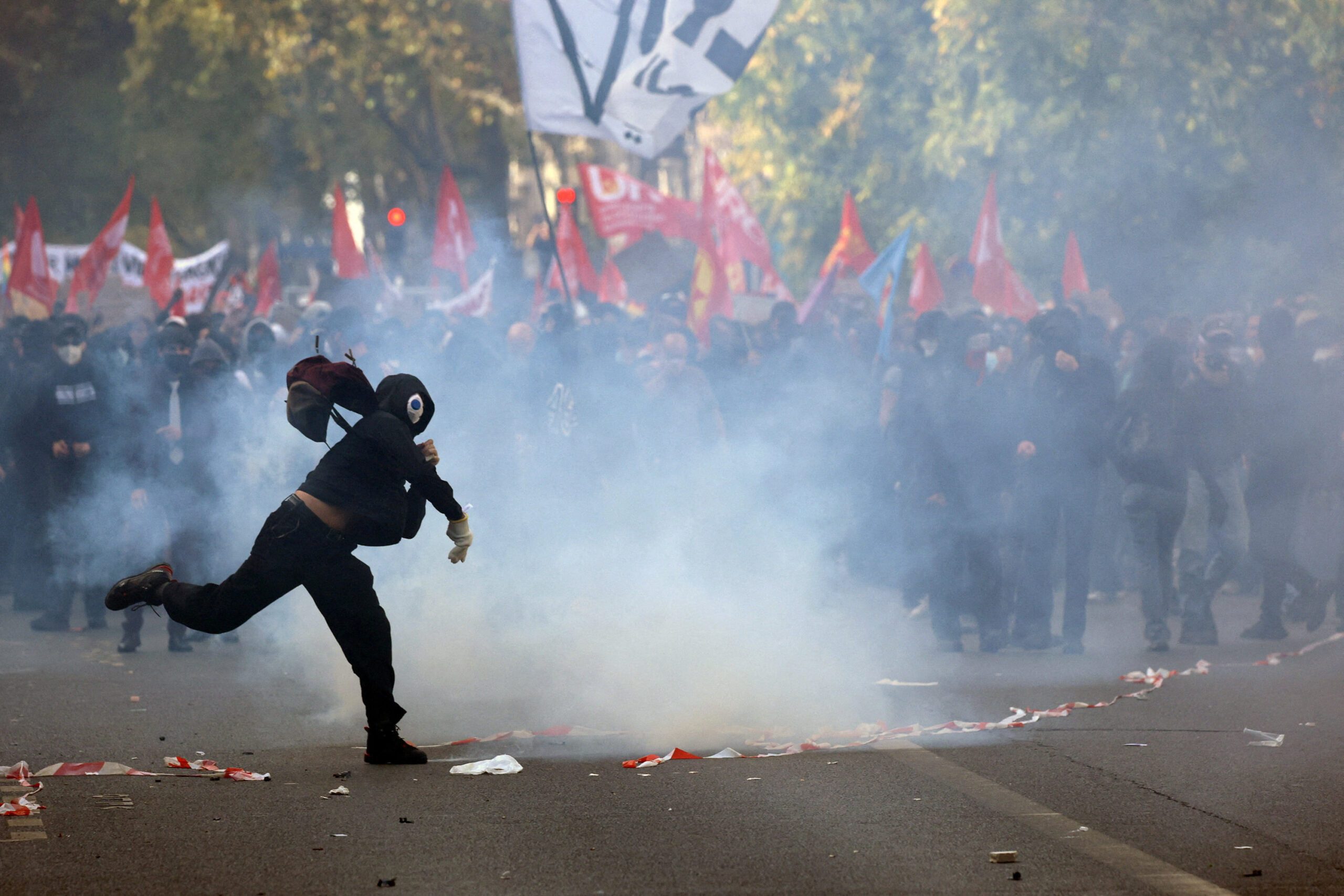 Nationwide day of student protests in France