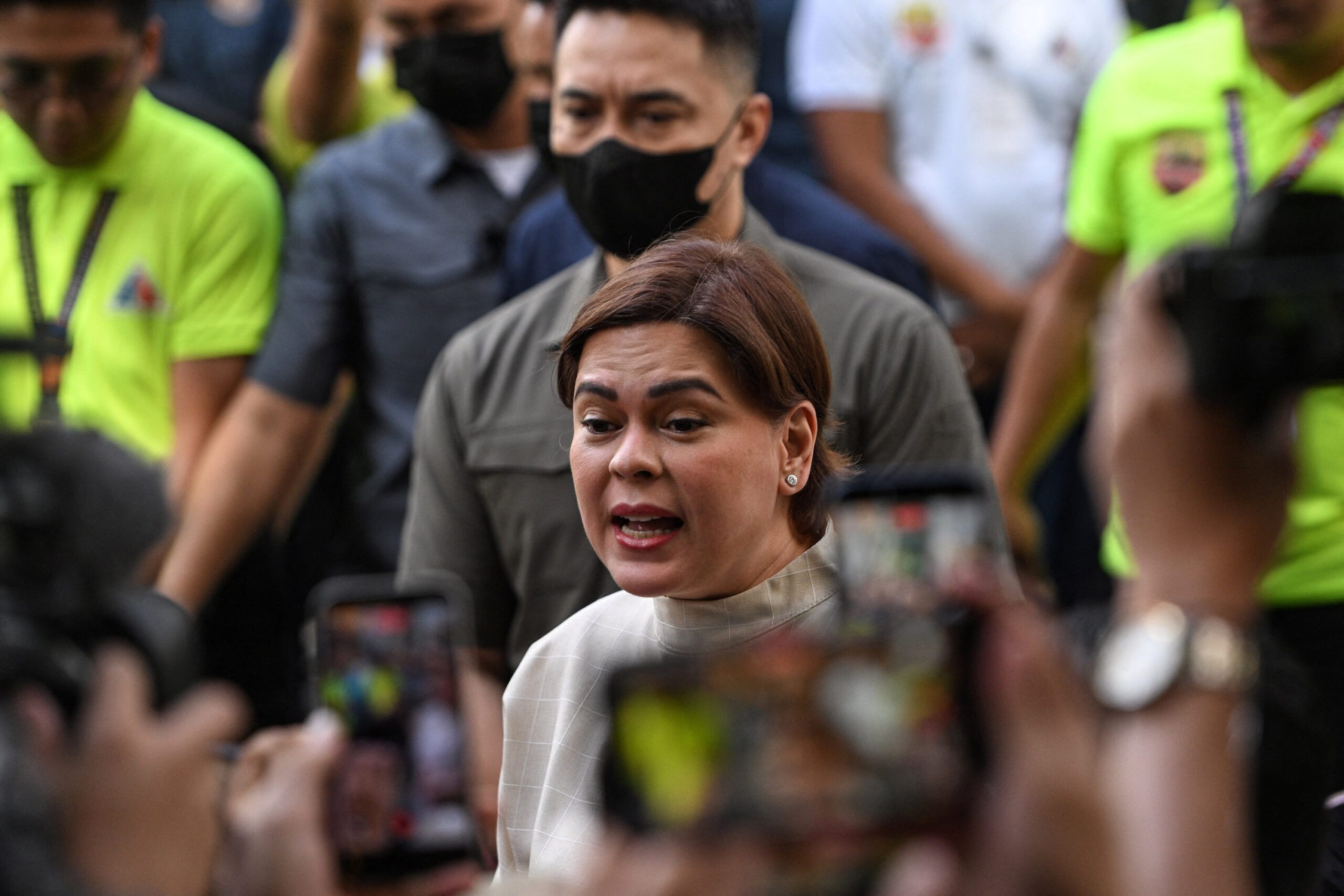 Vice President Sara Duterte's arraignment postponed at Quezon City Regional Trial Court