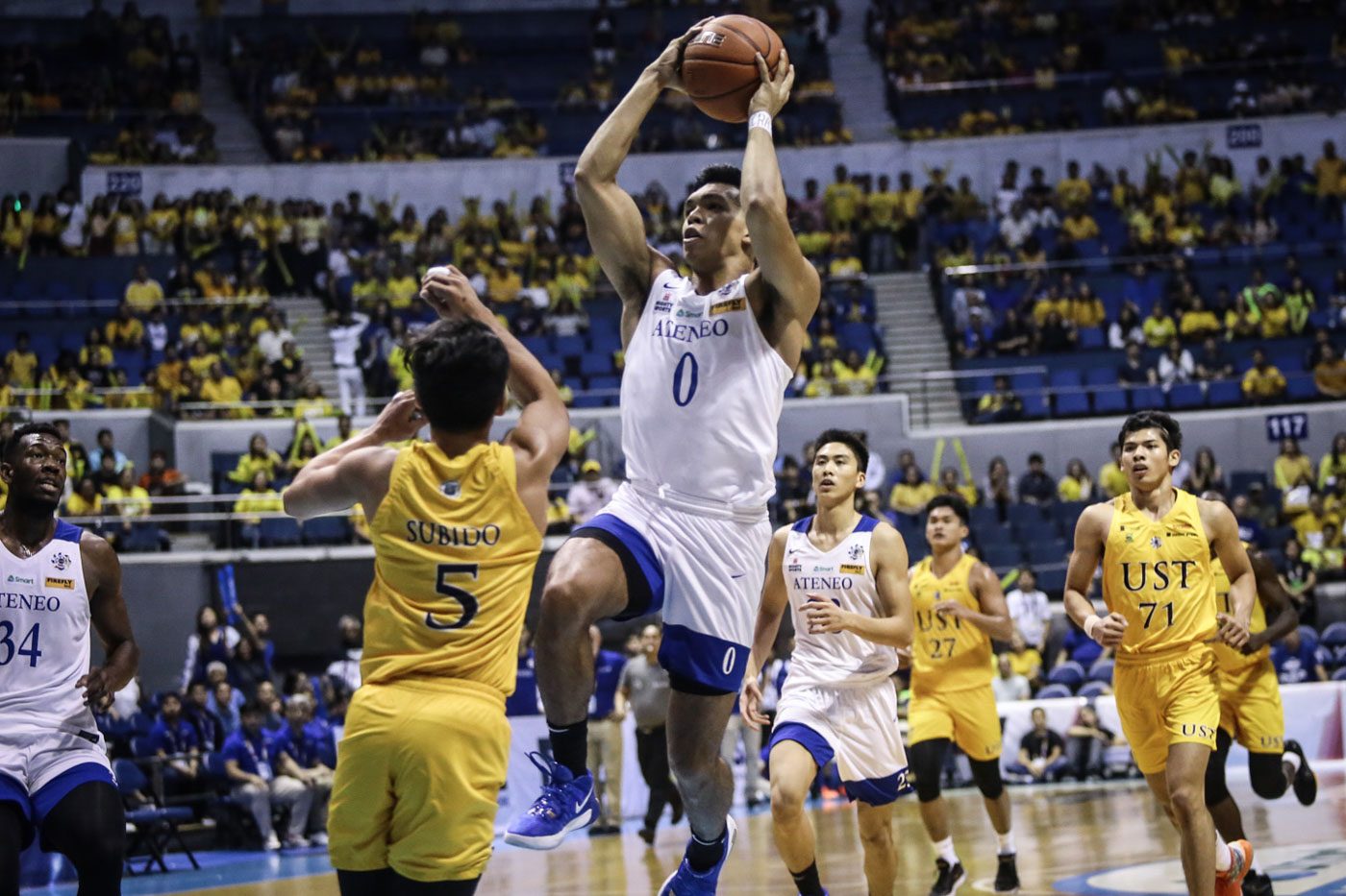 Still unstoppable: Ateneo shuts down UST as Ravena catches fire