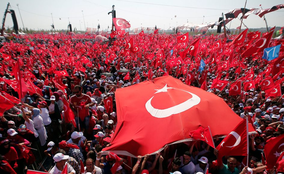 Mass unity rally against Turkey coup plotters