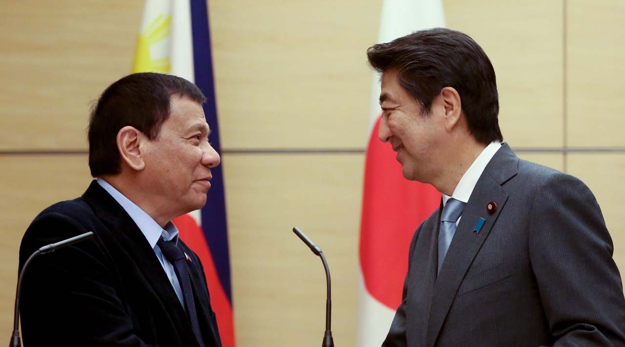 Japan’s Abe to meet PH business groups, visit Duterte’s Davao home