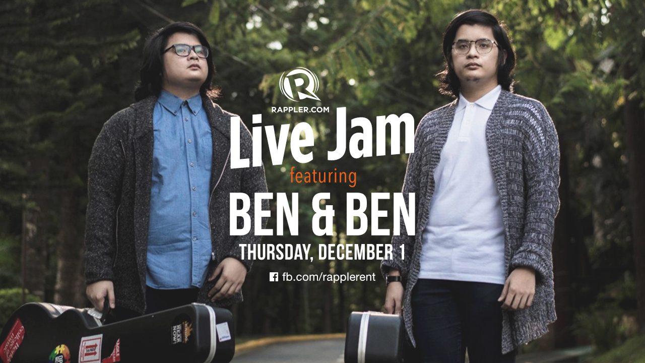 [WATCH] Rappler Live Jam: Ben&Ben