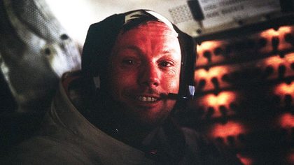 MISSION ACCOMPLISHED. Astronaut Neil A. Armstrong, Apollo 11 Commander, inside the Lunar Module as it rests on the lunar surface after completion of his historic moonwalk, July 20, 1969. Image Credit: NASA