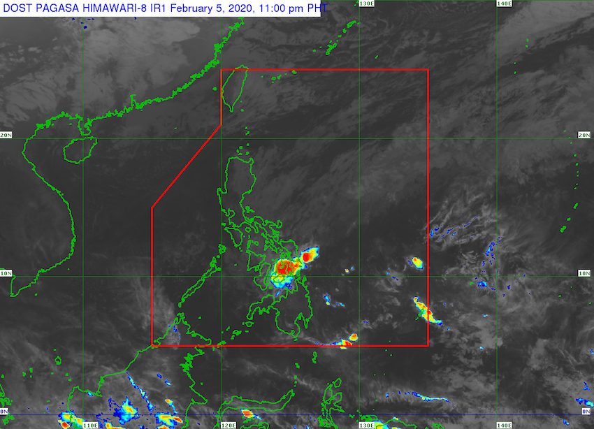 PAGASA monitors low pressure area east of Davao City