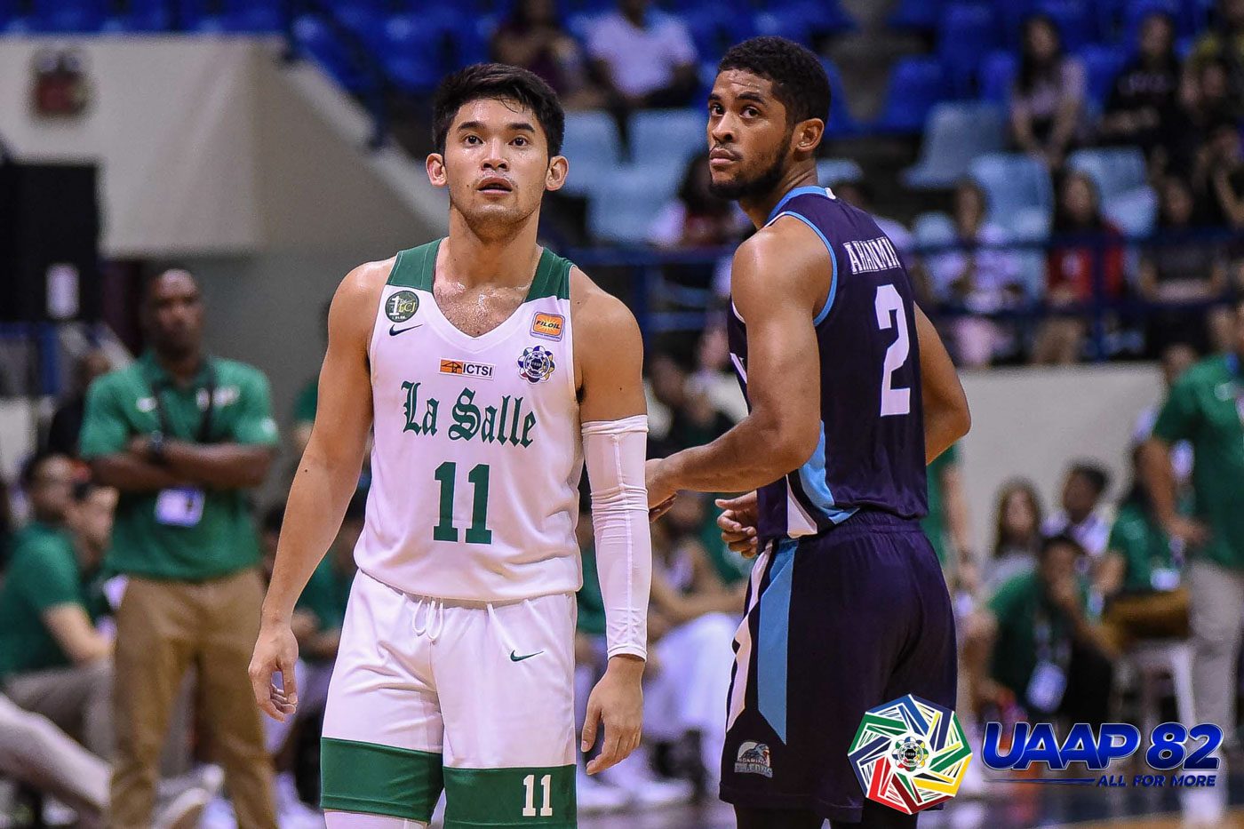 POISED. Aljun Melecio's free throws in the dying seconds seal it for the Green Archers. Photo release  