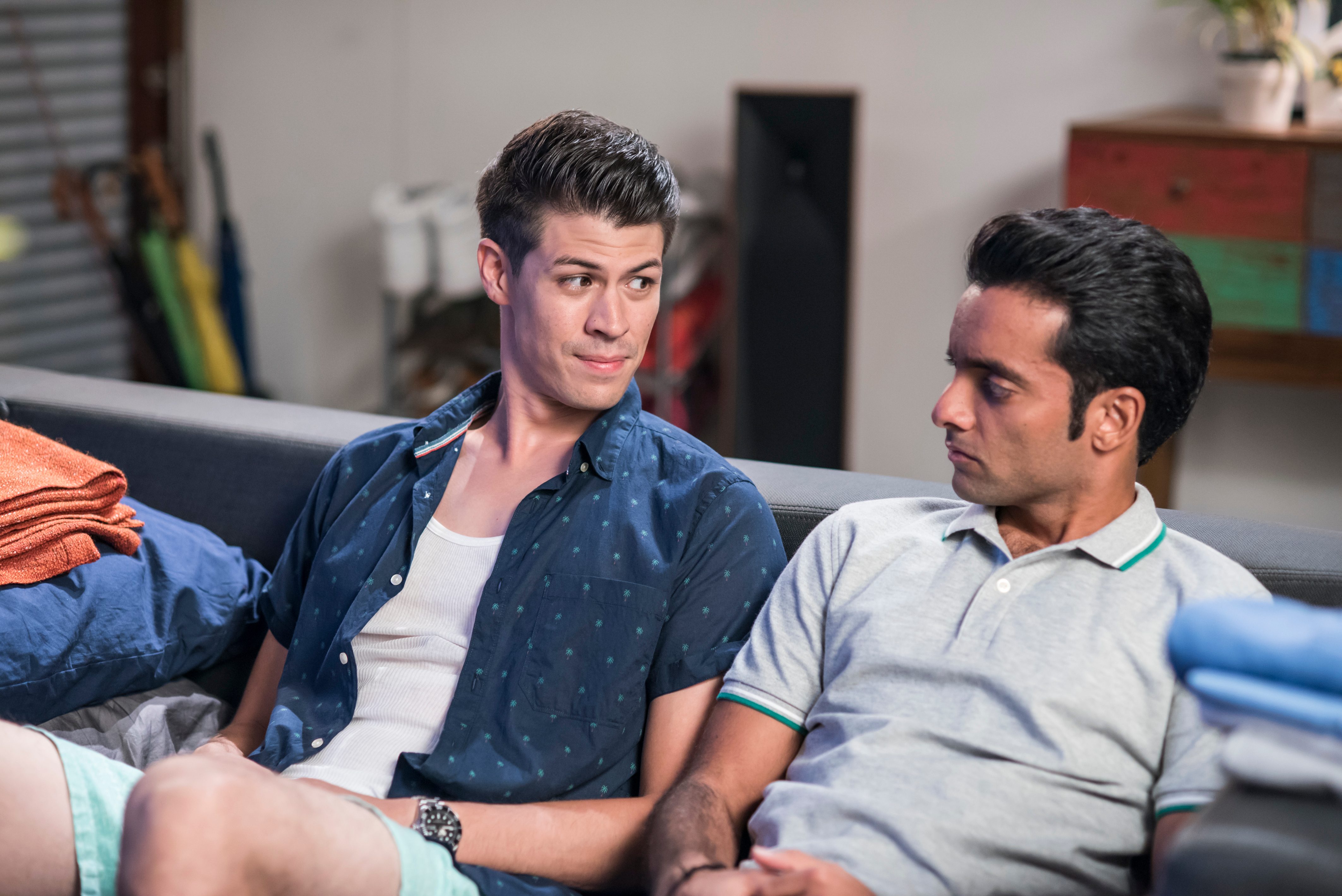 BROS. Max (Alan Wong) and Jay (Haresh Tilani) in HBO's 'SeNT.' Photo courtesy of HBO  