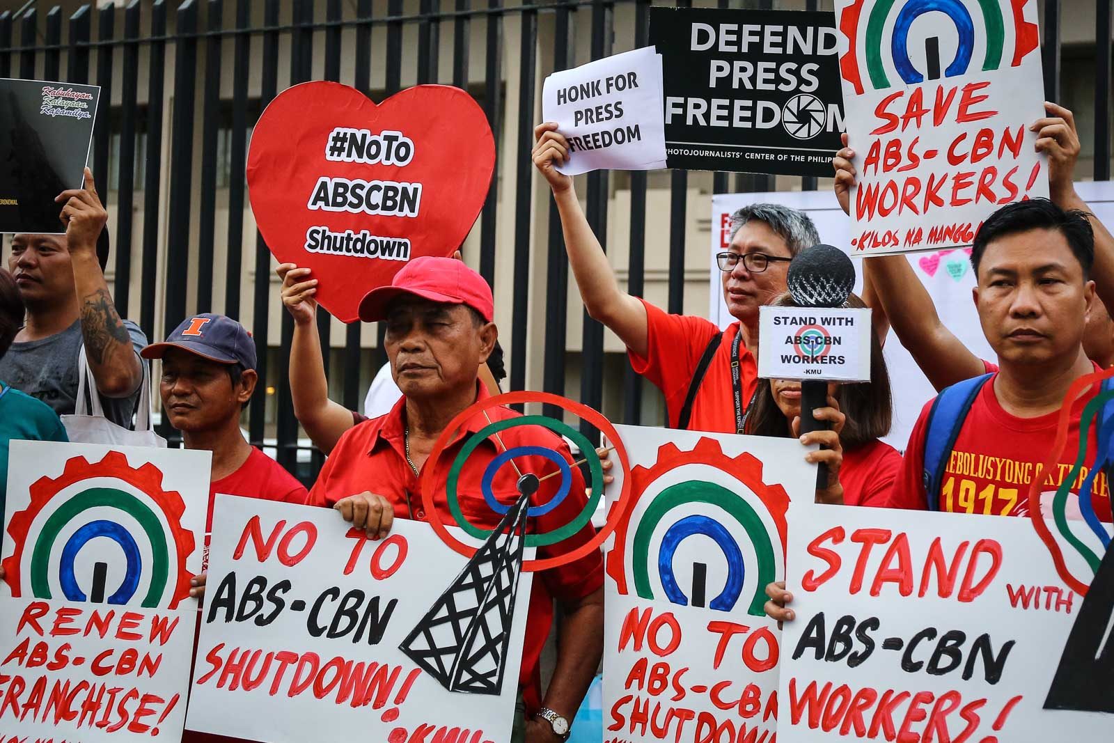 ‘Show of love for democracy’: Groups hold Red Friday protest to support ABS-CBN