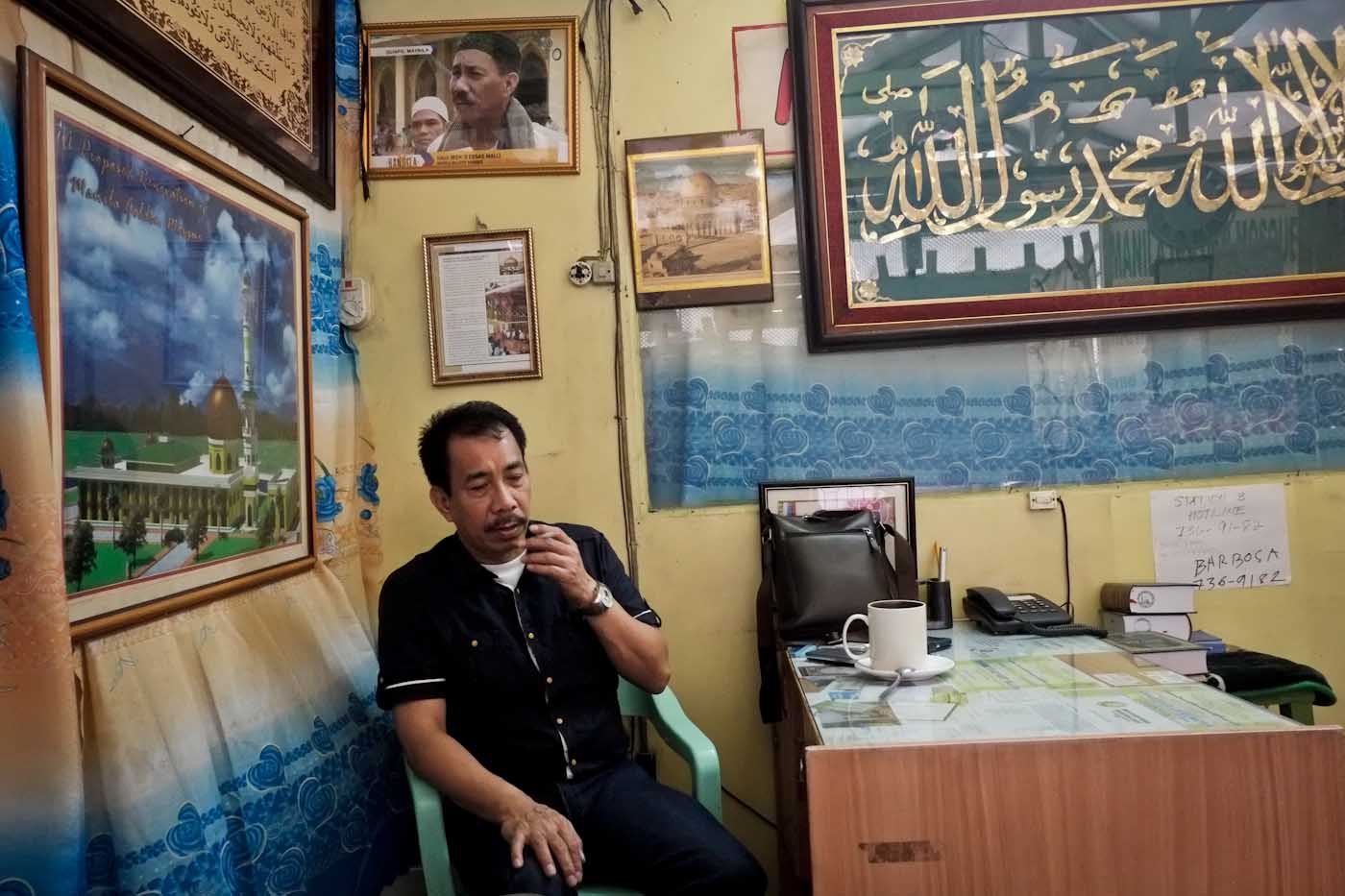 THE PILGRIM. Hajji Moh’d Ersad Malli, who has been to Mecca 24 times, puts into historical context the reasons why Muslims in Mindanao are fighting for their land.  