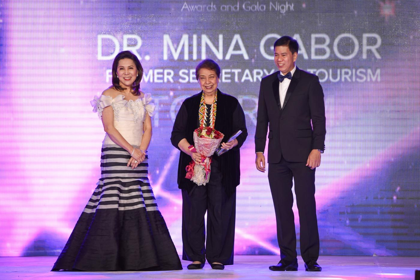 Tourism Secretary Wanda Teo and one of her predecessors, Mina Gabor 