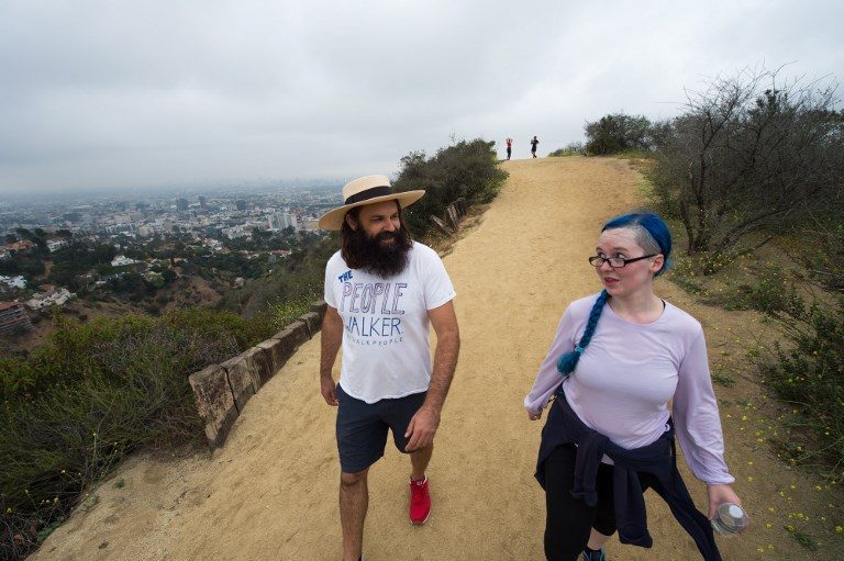 Los Angeles’ people walker is beating loneliness, one step at a time