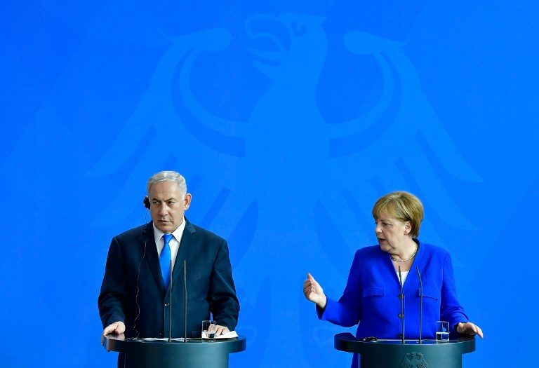 Netanyahu warns Merkel of new refugee crisis sparked by Iran