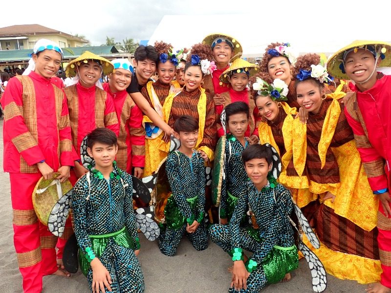 PHOTO OP. The performers from Orani post for a photo. 