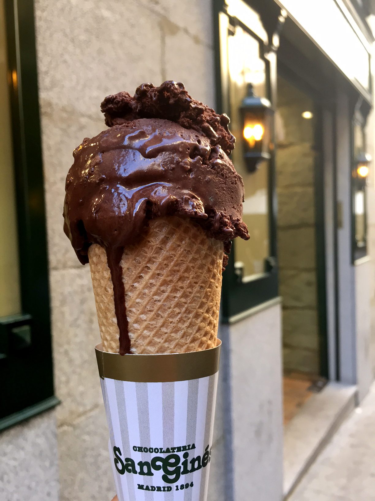 San Gines famous chocolateria serves ice cream now 