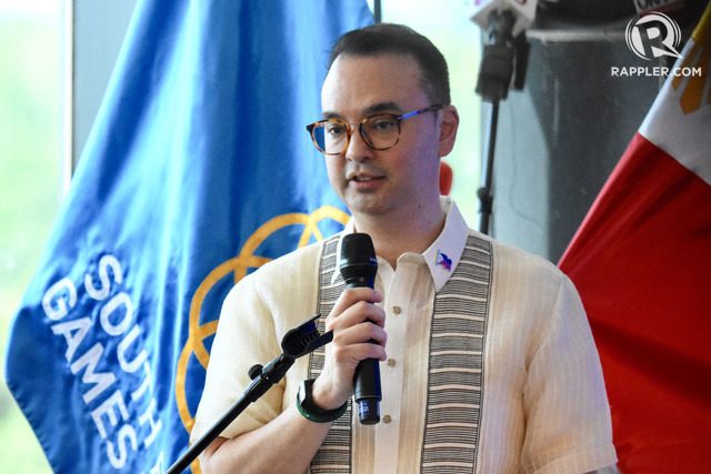 Is it constitutional for Cayetano to be PHISGOC chair?
