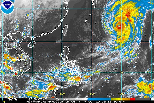 Typhoon Hagibis no longer expected to enter PAR